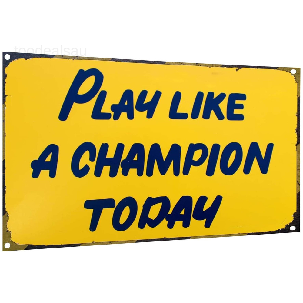 Vintage Metal Tin Sign Funny 12 x 8 x 0.01 inches, Multicolor