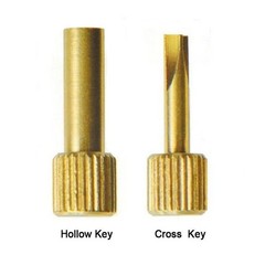 30 Pcs Dental Screw Post Plated 24K Gold Conical Refill for Root Canal S/M/L/XL
