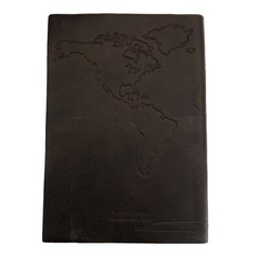 New Leather Made in Italy Thick Genuine Leather Lined Notebook Journal Brown