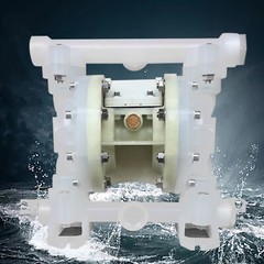 Industrial Plastic Double Diaphragm Oil Pump Air-operated Liquids Transfer Pump
