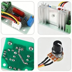 5PCS AC 110V 220V 2000W SCR Voltage Regulator LED Dimmer Motor Speed Controller