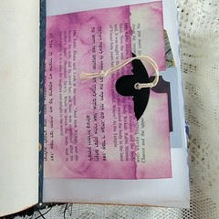 Blue Green Mushroom and Moon Goddess Handmade Junk Journals with Ephemera Folio