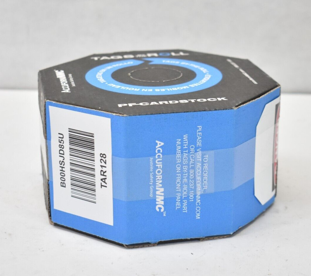 Accuform 100 Danger Barricade Tags Tear & Water Resistant PF Cardstock TAR128