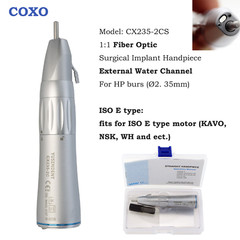 COXO Dental Slow Speed Contra Angle 1:1 1:5 6:1 10:1 Handpiece Air Motor 4Hole