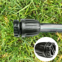 1/2 Inch Drip Irrigation Fittings End Caps, 10 Pack Plugs inch, Black