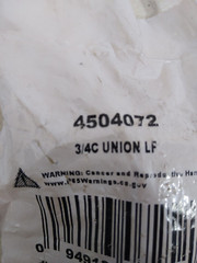 Lead Free Brass Compression Union 3/4″ OD x 3/4″ OD 4504072