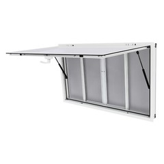 Concession Stand Truck Food Serving Window with 4 Awning Sliding Screens Window