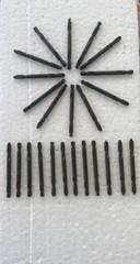 IRWIN 24PC #20 X 2″ USA DOUBLE END DRILL BITS 135 DEGEE S/P BLACK