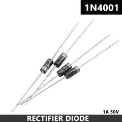 IN4001 Diode – Rectifier – 1A 50V – DO-41 – 50/100/150/200/250/300pcs