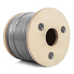 VEVOR T316 1/8″ 3/16″ Stainless Steel Cable 1×19 100/500/1000ft Wire Rope Cable