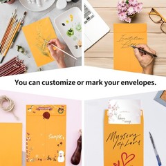 Reliable 6×9 Yellow Envelopes – 48 Count Self-Seal, Tear-Proof Kraft Design