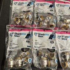 24 Sharkbite Max Push To Connect 1/2” End Stop New Factory Sealed (346)