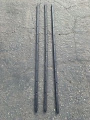 Sandbaggy 36″ Square Steel Concrete Form Stakes with Nail Holes – Rust Resistant