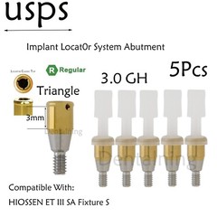 US Hiossen overdenture locator abutment Regular 3.7mm Fits 3/4/5.0mm