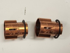 LOT OF 3 PAIR BUSS FUSE REDUCER, FS 632, CLASS R, 60A REDUCED TO 30A 240V 263R
