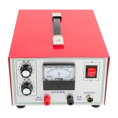 50A Jewelry Spot Welding Machine Handheld Pulse Sparkle Spot Welder Gold Silver