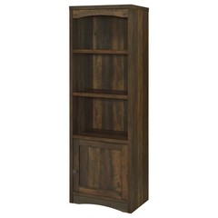 Coaster Laughlin 3-Shelf Engineered Wood Media Tower in Brown