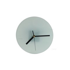 20PCS Sublimation Photo Frame Glossy Round Clock for Heat Press Blank Glass