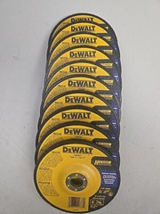 DeWalt DW 8465 6″ x 1/4″ x 7/8″ Grinding Wheels, 10 pack New In Box