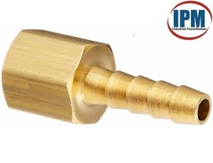 1/8″ Hose Barb x 1/4″ FEMALE NPT Brass Straight Fitting HB02-FNPT04 (IPM) NEW!