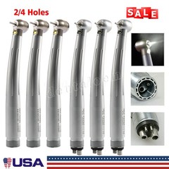 1-10 NSK Style Dental High Speed LED E-generator Turbine Handpiece 2/4-Hole