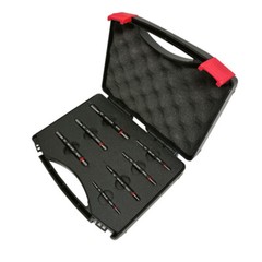 7 Pc H6 Metric Thread Plug Gage Gauge Set Double End GO & NO GO Lot H6 6H