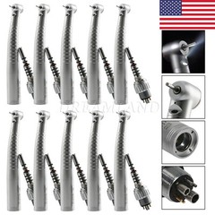 1-10 * Dental Fiber Optic High Speed Handpiece/ 6Hole LED Coupler USA