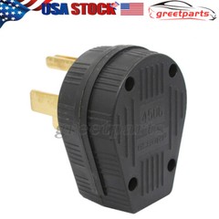 Fits NEMA 14-50p 50A 125-250V 4-Holes Plug DH Industrial Grade Straight Blade US