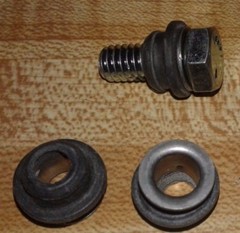 25 New 5/16″id Anti Vibration Shock Mounts Steel Grommet Rubber Bushing Mount