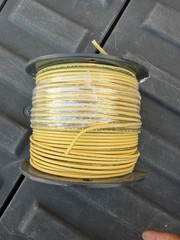 12 AWG Stranded Copper THHN Wire, Yellow, PVC/Nylon, 500 ft, 22969001