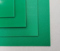 Green ABS Plastic Sheet 0.0394″ (1mm) x 8-1/2″ x 10-1/2″, Qty 4