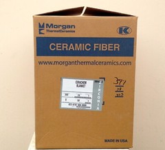 1″ CeraChem Ceramic Fiber Insulation 24″x 300″ FULL ROLL Thermal Ceramics 2600F
