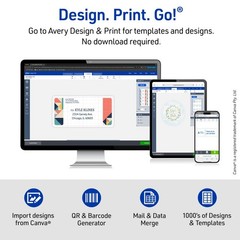 Customizable Printable Address Labels 1″ x 2-5/8″ – 7,500 Blank Stickers for Mai