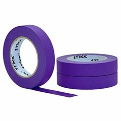 3 pack 1″ inch x 60yd STIKK Purple Painters Tape 14 Day Easy Removal Trim Edge F