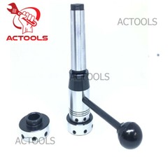 MT2 Lathe Tailstock Floating Type Die Holder Set Shank 2MT Inch Imperial Size