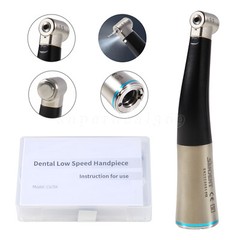 SANDENT Dental 1:1 Fiber Optic Contra Angle Low Speed Handpiece Inner Channel ns
