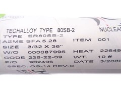 TECHALLOY ER80SB-2 10 LBS 3/32X36 NSMP