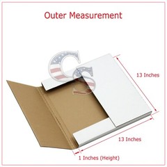 100 LP Premium Record Album Mailers Book Box Variable Depth Laser Disc Mailers