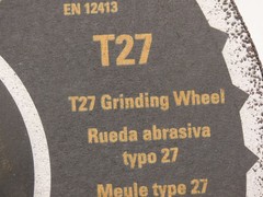 Blackstone 0894026 Type 27 Grinding Wheel 7″ X 1/4″ X 7/8″ 8500rpm Lot of 8