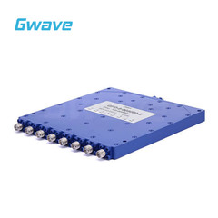 8-Way SMA Power Divider From 0.5 GHz to 8 GHz Rated at 20 Watts