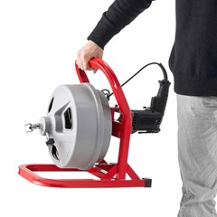 VEVOR Drain Cleaner Machine 50FT x 5/16″ Manual Feed with 228RPM Electric Drill