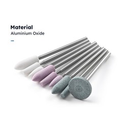 9Pcs Dental Composite Polishing Stones Burs Kit HP 2.35mm for straight handpiece