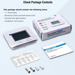 Upgraded Multi-Stage Non-Programmable Thermostats for Home 2 Heat/2 Green