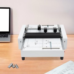 A3 Booklet Folding Binding Machine Paper Stapling Making Book Stapler w/ Staples