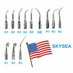 5* Dental Ultrasonic Piezo Scaler Insert Tips Scaling Perio Endo Fit EMS WOODPEX