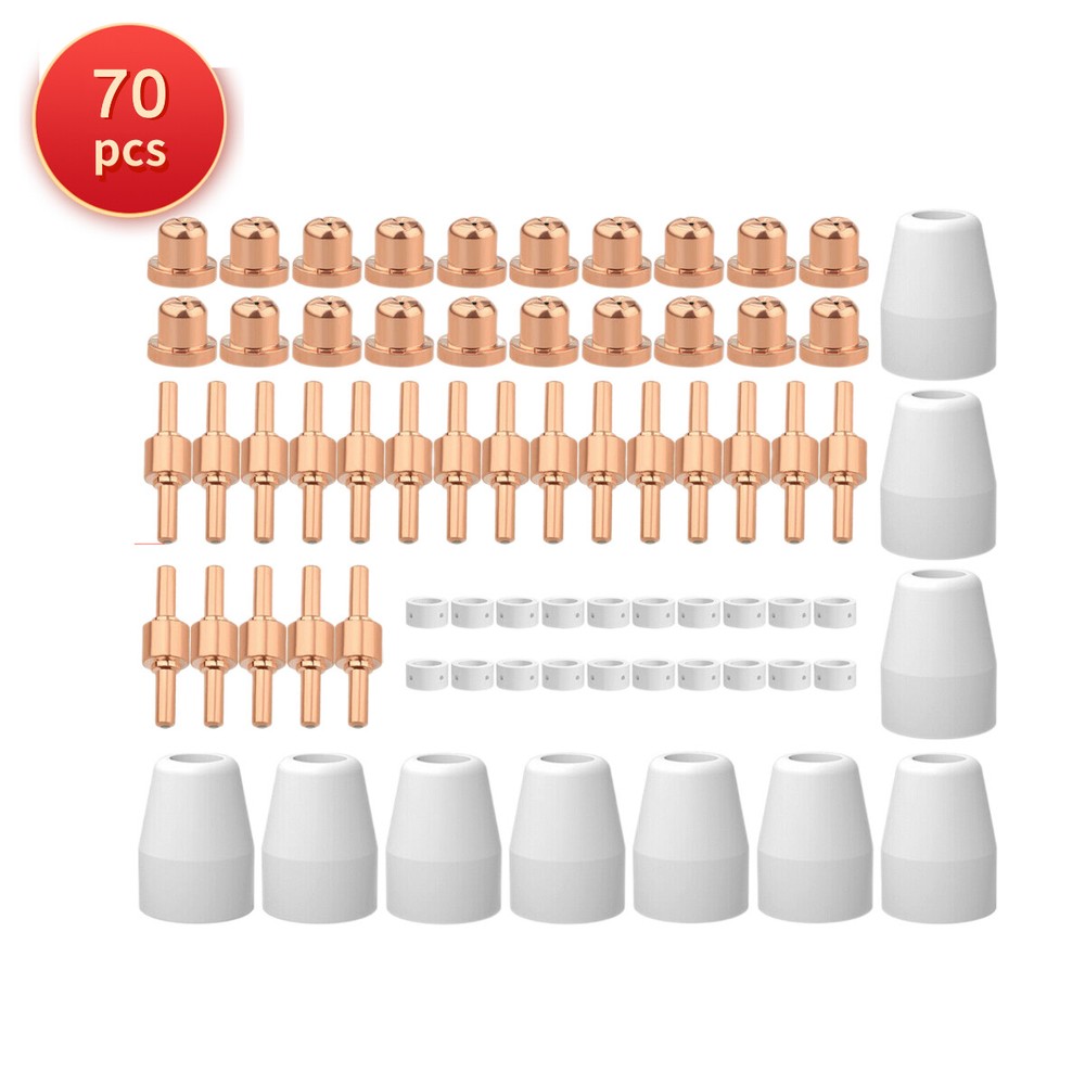 70 pcs Consumables Kit fit Vevor cut-50 cut50 Plasma Cutter