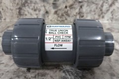 Hayward TC10050ST 12 Pk 1/2 In FNPT x Socket Connection 6 GPM Check Valve