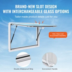 36″L x 24″W Concession Stand Serving Window Food Truck Service Awning