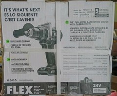 FLEX 24V Brushless 1/2″ Hammer Drill 1400 In-Lbs Torque FX1271T-Z