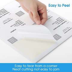 3-1/3″ x 4″ Mailing Shipping Labels 6 Per Sheet For InkJet & Laser Printer 6 UP